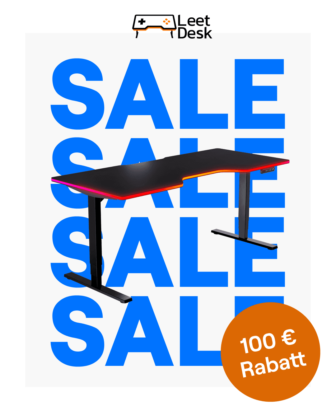 LeetDesk Sale-Creative mit Gaming-Tisch