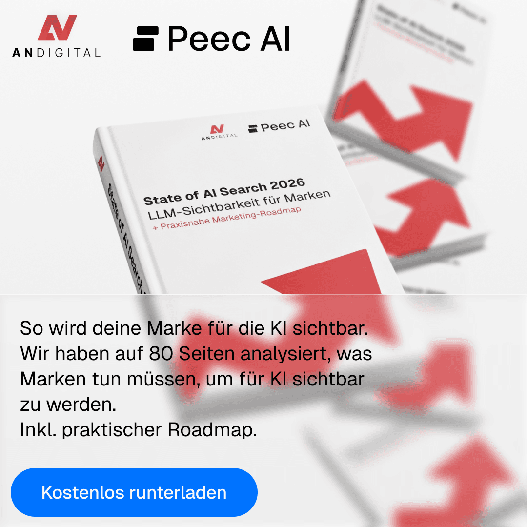 AN-Digital und Peec AI Lead-Magnet-Creative